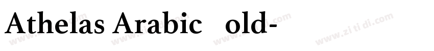 Athelas Arabic Bold字体转换 Athelas Arabic Bold字体转换